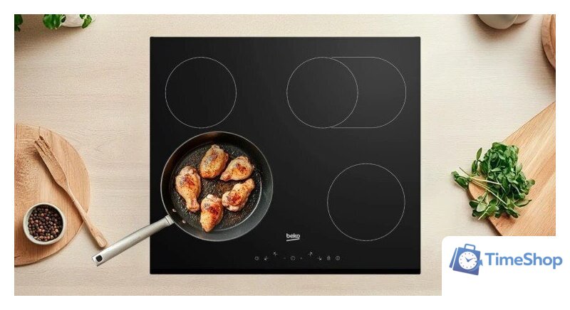 Варочная панель BEKO BHC6440KBEB - Изображение №8 — Интернет-магазин Time-Shop