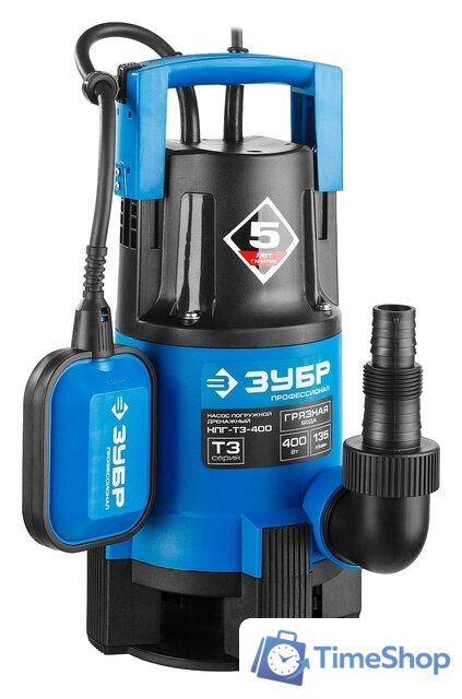 Дренажный насос Зубр НПГ-Т3-400 - Изображение №7 — Интернет-магазин Time-Shop