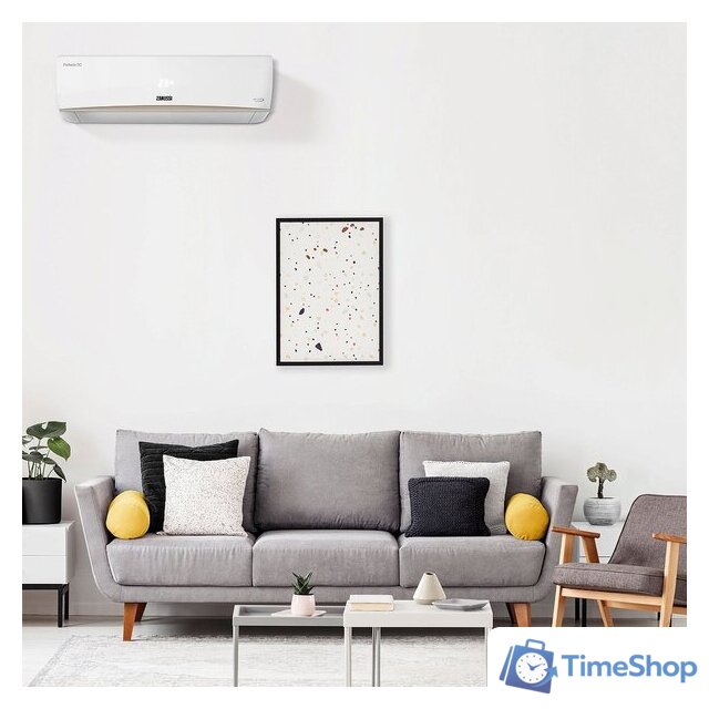 Кондиционер Zanussi Perfecto DC Inverter ZACS/I-12 HPF/A22/N8 - Изображение №10 — Интернет-магазин Time-Shop