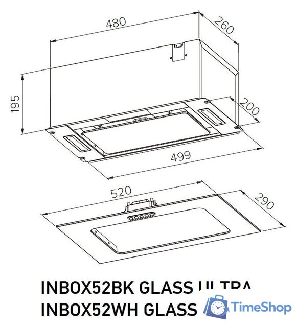 Кухонная вытяжка Meferi INBOX52WH Glass Ultra - Изображение №13 — Интернет-магазин Time-Shop