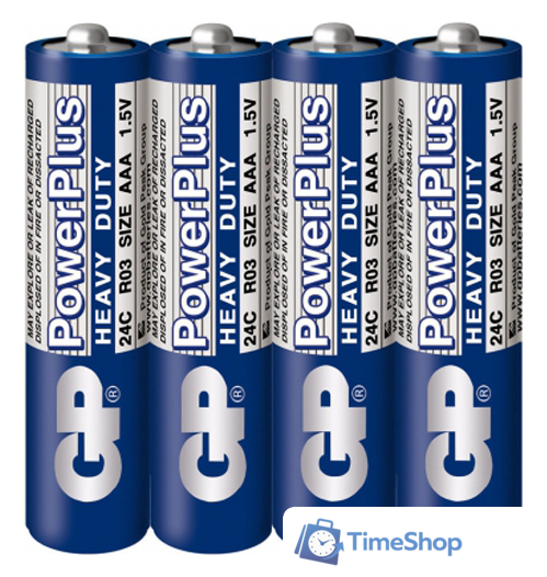 Батарейка GP PowerPlus R03/24C - Изображение №1 — Интернет-магазин Time-Shop