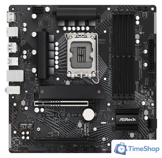 Материнская плата ASRock B760M PG Lightning - Изображение №2 — Интернет-магазин Time-Shop
