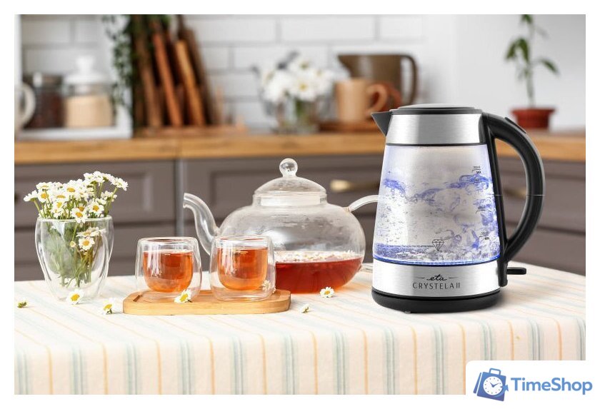 Электрический чайник ETA Crystela II 1154 90000 glass - Изображение №7 — Интернет-магазин Time-Shop