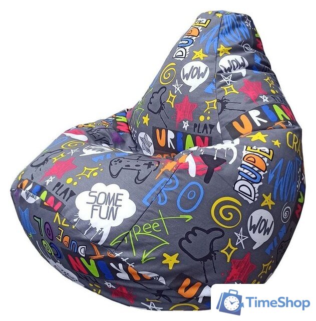 Кресло-мешок Flagman Груша Макси Г2.4-16 Гейм 01 - Изображение №1 — Интернет-магазин Time-Shop