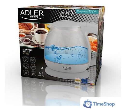 Электрический чайник Adler AD 1283G - Изображение №5 — Интернет-магазин Time-Shop