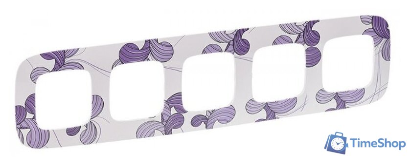 Рамка Legrand Valena Allure 754365 (флора) - Изображение №1 — Интернет-магазин Time-Shop