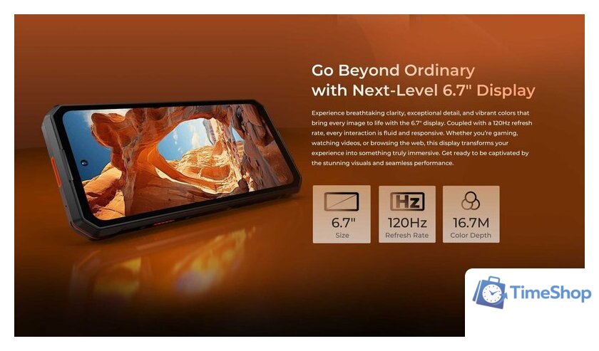 Телефон Oukitel WP58 Pro 8GB/512GB (черный) - Изображение №10 — Интернет-магазин Time-Shop