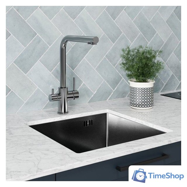 Кухонная мойка Floracio Steel F.4444.GM - Изображение №2 — Интернет-магазин Time-Shop