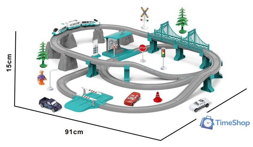 Набор железной дороги Givito Мой город G211-017 - Изображение №2 — Интернет-магазин Time-Shop
