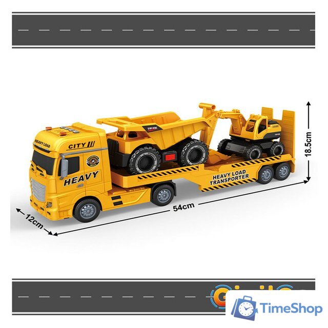 Автовоз Givito Транспортер городской инженерной техники G235-477 - Изображение №4 — Интернет-магазин Time-Shop