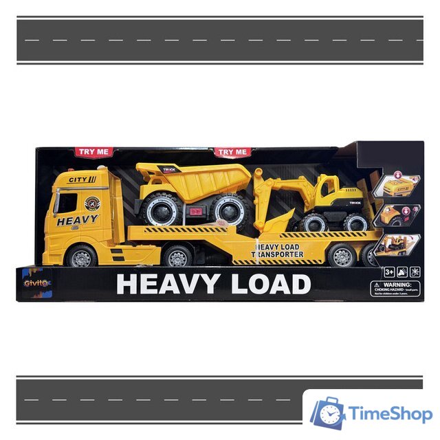 Автовоз Givito Транспортер городской инженерной техники G235-477 - Изображение №2 — Интернет-магазин Time-Shop