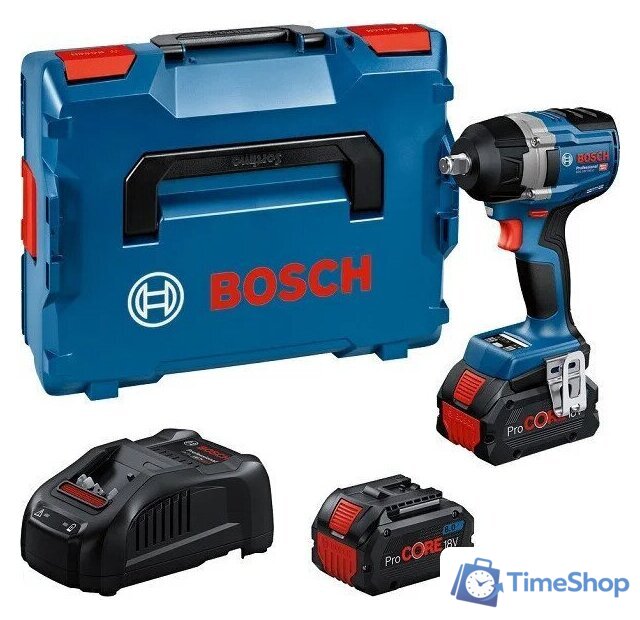 Гайковерт Bosch GDS 18V-750 C Professional 06019L9002 (с 2-мя АКБ, кейс) - Изображение №1 — Интернет-магазин Time-Shop