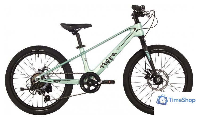 Детский велосипед Novatrack 20 Tiger 20MHD.TIGER.GN4 (светло-зеленый) - Изображение №1 — Интернет-магазин Time-Shop