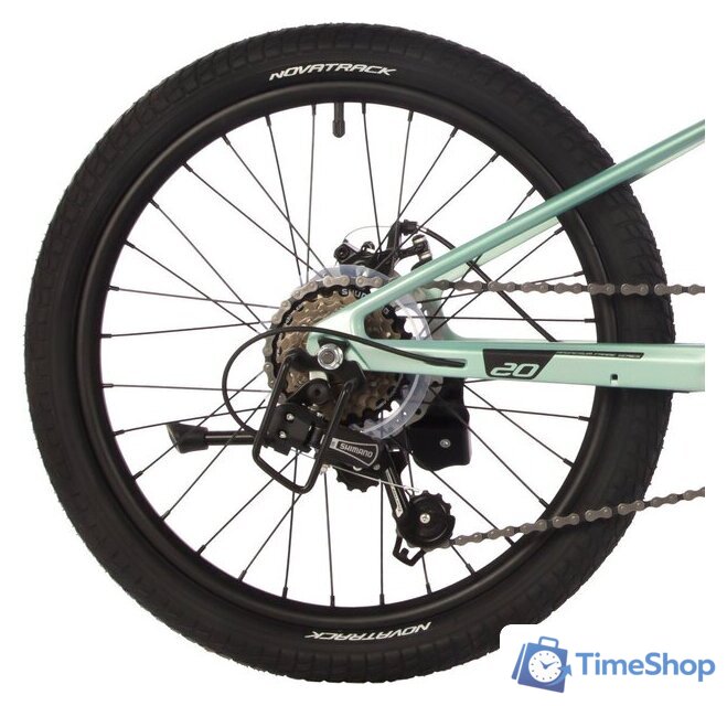 Детский велосипед Novatrack 20 Tiger 20MHD.TIGER.GN4 (светло-зеленый) - Изображение №6 — Интернет-магазин Time-Shop
