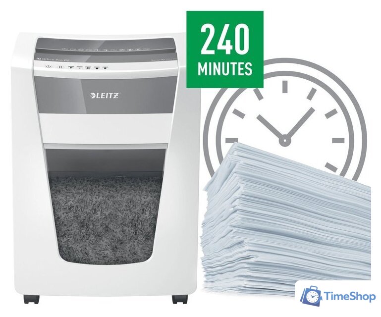 Шредер Leitz IQ Office Pro P4 - Изображение №5 — Интернет-магазин Time-Shop