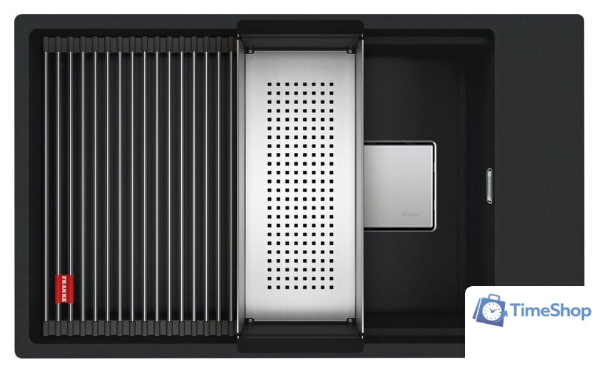 Кухонная мойка Franke Kanon KNG 110-62 125.0633.003 (матовый черный) - Изображение №1 — Интернет-магазин Time-Shop