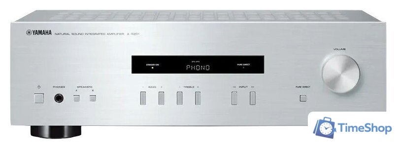 Интегральный усилитель Yamaha A-S201 (серебристый) - Изображение №1 — Интернет-магазин Time-Shop