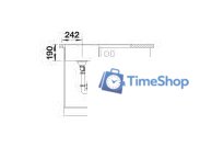 Кухонная мойка Blanco Zenar 45 S-F 526040 (левая, черный) - Изображение №5 — Интернет-магазин Time-Shop