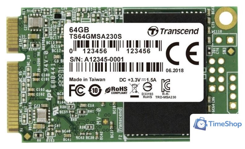 SSD Transcend 230S 64GB TS64GMSA230S - Изображение №1 — Интернет-магазин Time-Shop