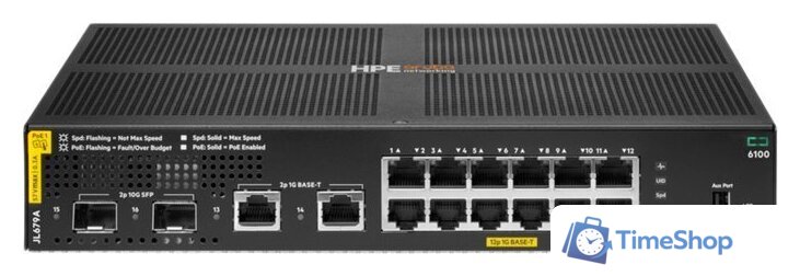 Управляемый коммутатор 2-го уровня Aruba 6100 Series JL679A - Изображение №1 — Интернет-магазин Time-Shop
