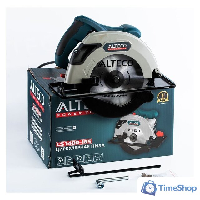 Дисковая (циркулярная) пила Alteco CS 1400-185 (CS 0510) - Изображение №2 — Интернет-магазин Time-Shop