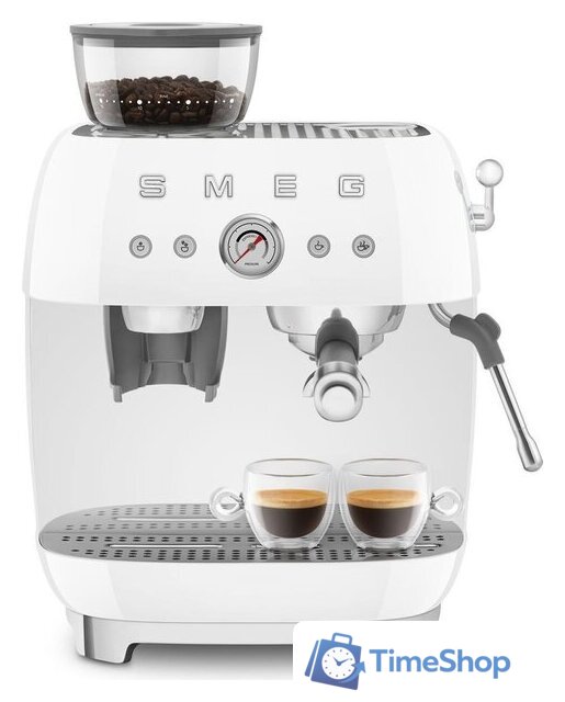 Рожковая кофеварка Smeg EGF03WHEU - Изображение №8 — Интернет-магазин Time-Shop