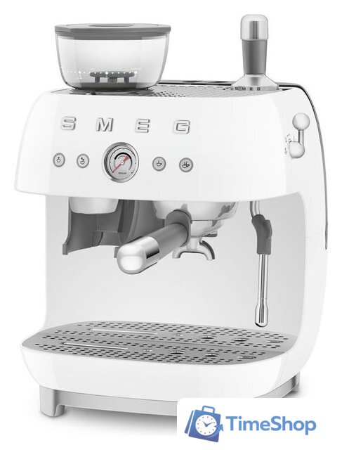 Рожковая кофеварка Smeg EGF03WHEU - Изображение №4 — Интернет-магазин Time-Shop