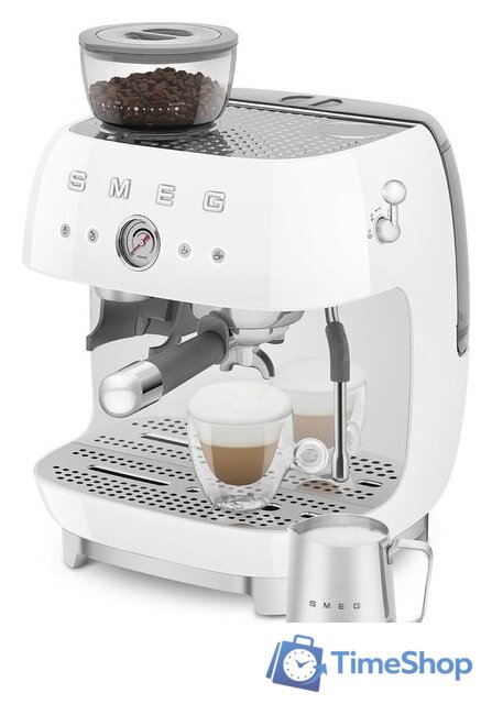 Рожковая кофеварка Smeg EGF03WHEU - Изображение №10 — Интернет-магазин Time-Shop