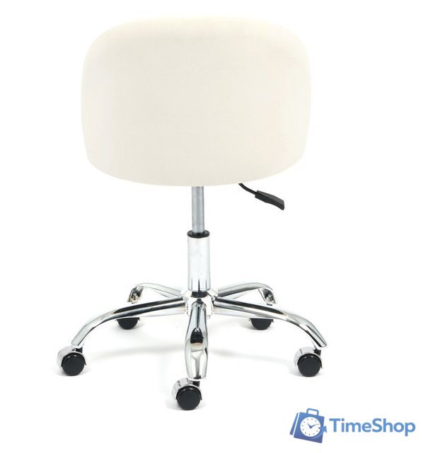 Офисное кресло TetChair Melody (флок, молочный) - Изображение №4 — Интернет-магазин Time-Shop
