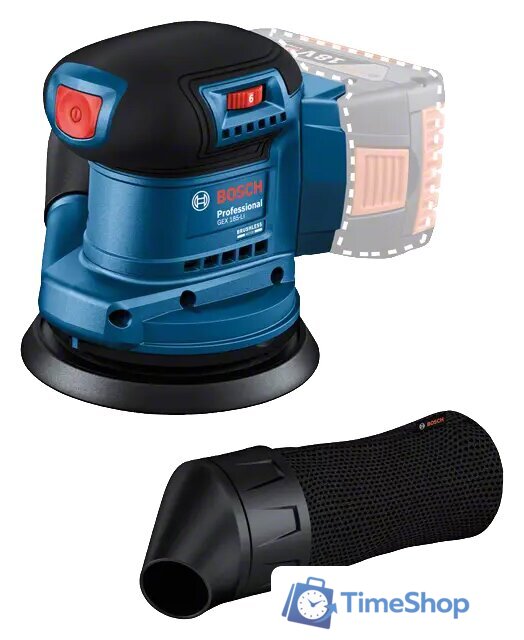 Эксцентриковая шлифмашина Bosch GEX 185-LI Professional 06013A5020 (без АКБ) - Изображение №1 — Интернет-магазин Time-Shop