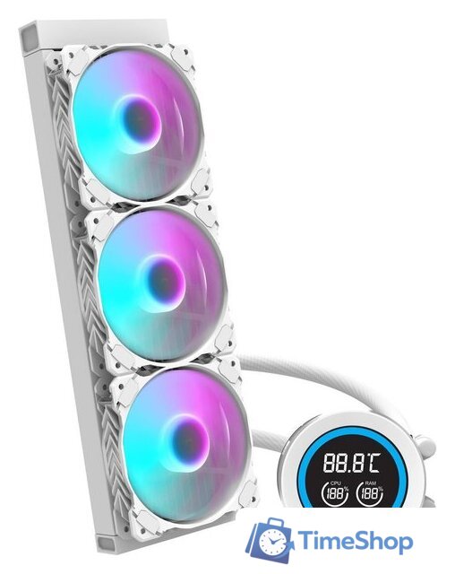 Система жидкостного охлаждения для процессора dark Flash DN360D (белый) - Изображение №4 — Интернет-магазин Time-Shop