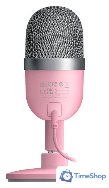 Проводной микрофон Razer Seiren Mini Quartz Pink - Изображение №3 — Интернет-магазин Time-Shop
