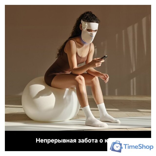 Маска для омоложения лица Dreame Chrona Photon Anti-Aging Skincare Mask (белый) - Изображение №19 — Интернет-магазин Time-Shop