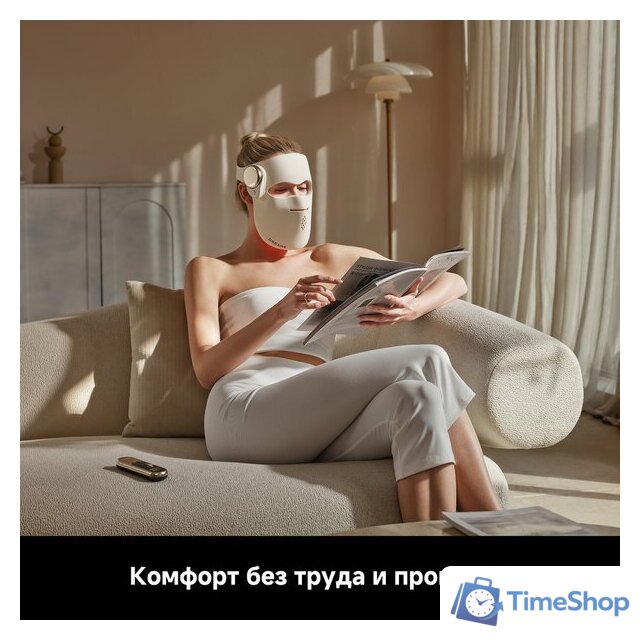 Маска для омоложения лица Dreame Chrona Photon Anti-Aging Skincare Mask (белый) - Изображение №20 — Интернет-магазин Time-Shop