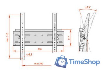 Кронштейн для телевизора Electric Light КБ-01-43 - Изображение №1 — Интернет-магазин Time-Shop