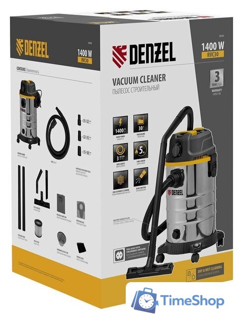 Пылесос Denzel RVC30 - Изображение №37 — Интернет-магазин Time-Shop