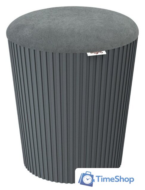 Пуфик Sheffilton SHT-B24 (графит/темно-серый) - Изображение №1 — Интернет-магазин Time-Shop
