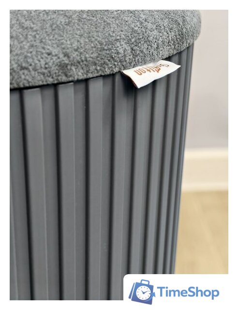 Пуфик Sheffilton SHT-B24 (графит/темно-серый) - Изображение №10 — Интернет-магазин Time-Shop