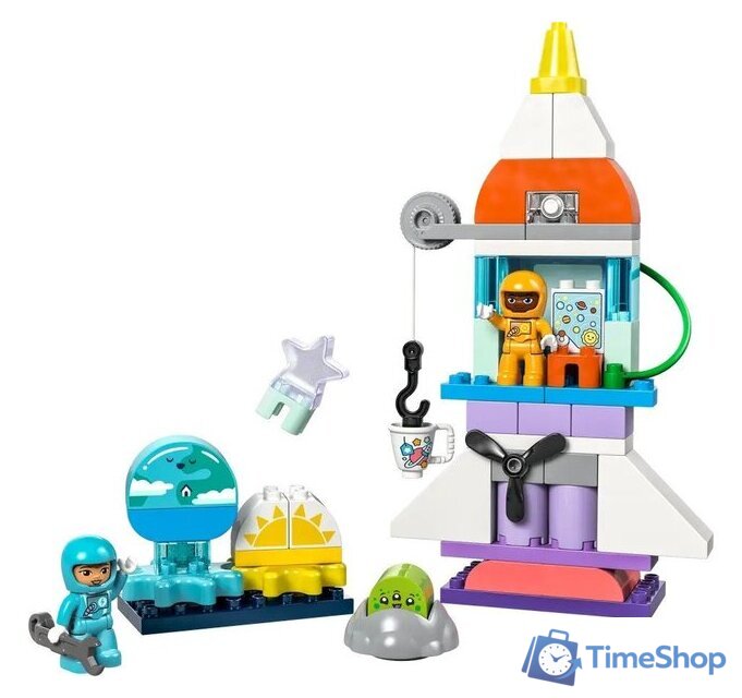 Конструктор LEGO Duplo 10422 Приключение на космическом корабле 3 в 1 - Изображение №3 — Интернет-магазин Time-Shop