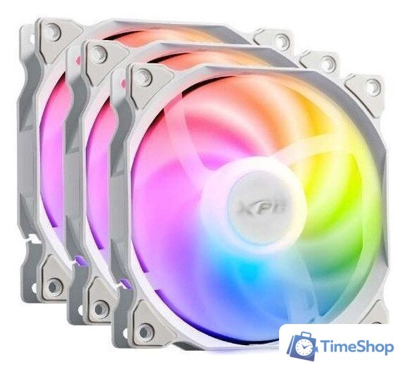 Комплект вентиляторов для корпуса ADATA XPG Vento 120x3 ARGB PWM (белый) - Изображение №1 — Интернет-магазин Time-Shop