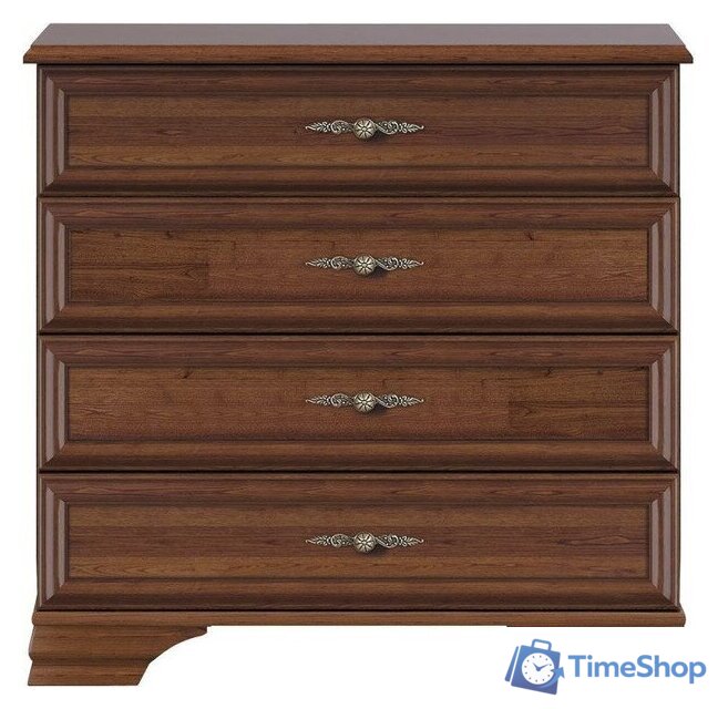 Комод Black Red White Kentaki S320-KOM4S (каштан/каштан) - Изображение №1 — Интернет-магазин Time-Shop