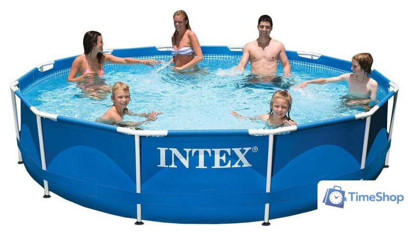 Каркасный бассейн Intex Metal Frame 366х76 (56994/28210) - Изображение №1 — Интернет-магазин Time-Shop