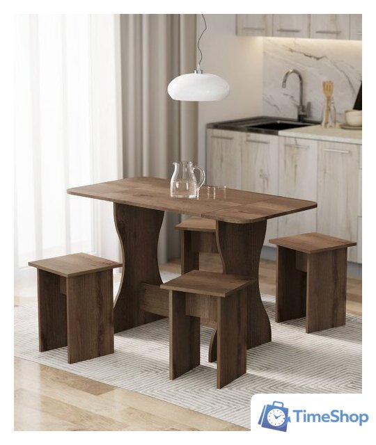 Обеденная группа Артём-Мебель Остин СН-130 ДСП (дуб экспрессив/бронзовый) - Изображение №8 — Интернет-магазин Time-Shop