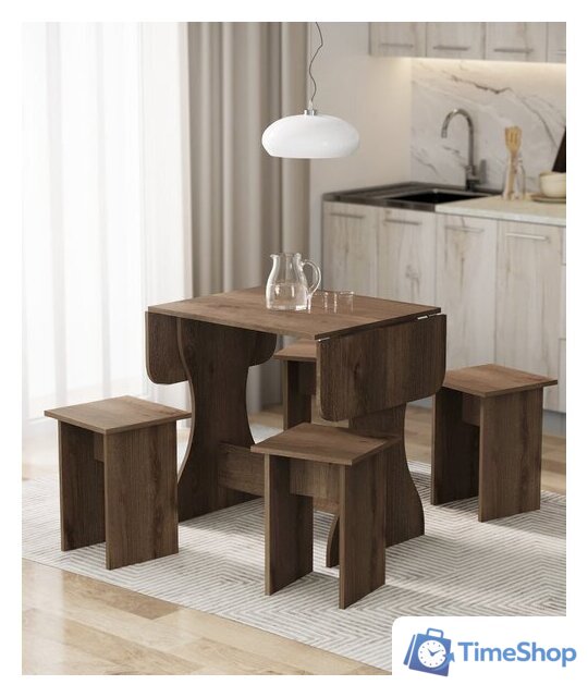 Обеденная группа Артём-Мебель Остин СН-130 ДСП (дуб экспрессив/бронзовый) - Изображение №9 — Интернет-магазин Time-Shop