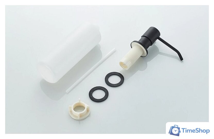 Кухонная мойка БелЭворс Forma L + смеситель W74004-2 + дозатор L405F (черный) - Изображение №5 — Интернет-магазин Time-Shop