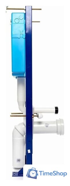 Инсталляция для унитаза SIAMP Bcu Ingenio с панелью Sphere (белый/клавиши матовый хром) - Изображение №5 — Интернет-магазин Time-Shop