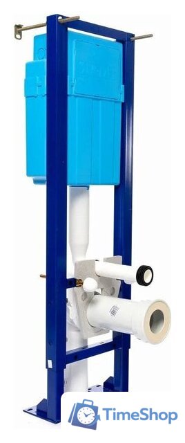 Инсталляция для унитаза SIAMP Bcu Ingenio с панелью Sphere (белый/клавиши матовый хром) - Изображение №3 — Интернет-магазин Time-Shop