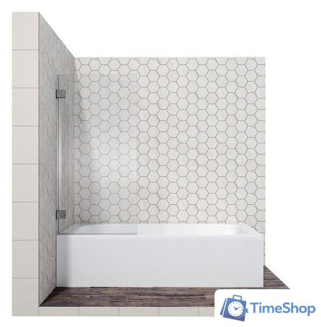 Стеклянная шторка для ванны Ambassador Bath Screens 16041101 70 - Изображение №1 — Интернет-магазин Time-Shop