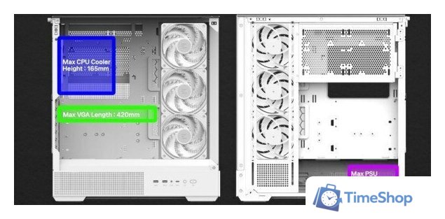 Корпус Zalman P40 Prism Plus (белый) - Изображение №10 — Интернет-магазин Time-Shop