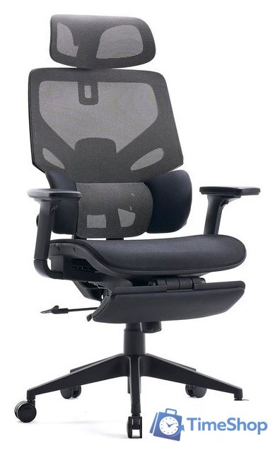 Офисное кресло CACTUS CS-CHR-MC01-GYBK (черный/серый) - Изображение №1 — Интернет-магазин Time-Shop